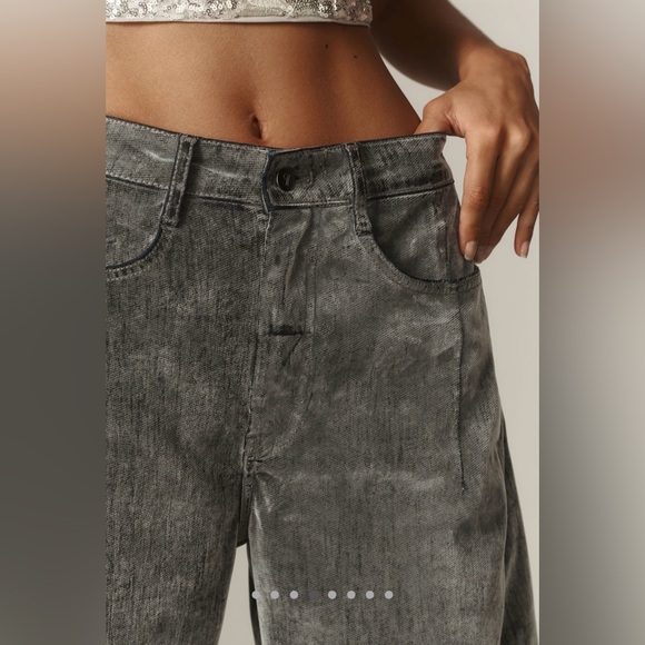 The Kenna mid rise heritage barrel jeans by Pilcro velvet edition - Picture 4 of 13